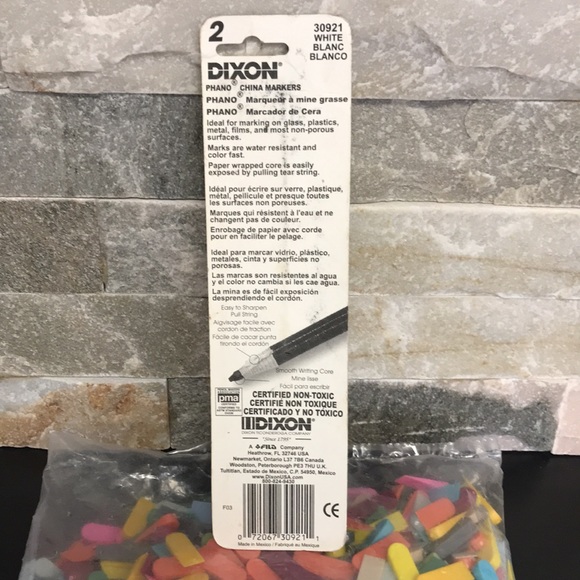 Dixon Phano China Marker Pencils +TILING WEDGES 0-5 MM. PEZZI 500 - Picture 8 of 8